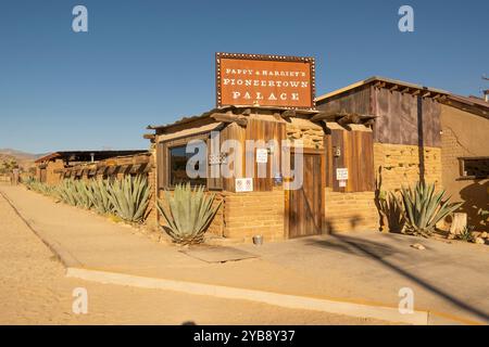 1946 bauten die Filmemacher an der Stelle, an der Pappy & Harriet's heute steht, ein Cantina-Set, das in westlichen Filmen wie The Cisco Kid verwendet wurde. Stockfoto