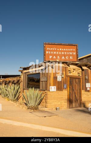 1946 bauten die Filmemacher an der Stelle, an der Pappy & Harriet's heute steht, ein Cantina-Set, das in westlichen Filmen wie The Cisco Kid verwendet wurde. Stockfoto