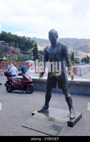 Cristiano Ronaldo Memorial, Funchal, Madeira, Portugal Stockfoto