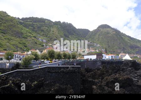 Porto Moniz in Madeira, Portugal Stockfoto