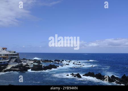 Porto Moniz in Madeira, Portugal Stockfoto