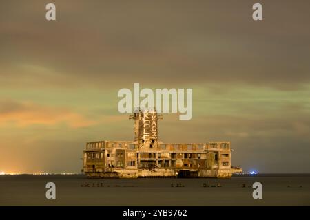 Aurora borealis auf der Ostsee in Gdynia, Polen © Wojciech Strozyk / Alamy Stock Photo Stockfoto