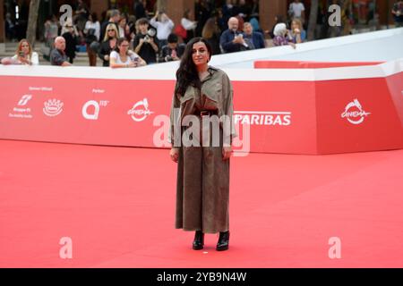 Rom, Italien. Oktober 2024. ELISA Casseri besucht den roten Teppich des Films „Marko Polo“ beim Rome Film fest 2024 im Auditroium Parco della Musica. Quelle: SOPA Images Limited/Alamy Live News Stockfoto