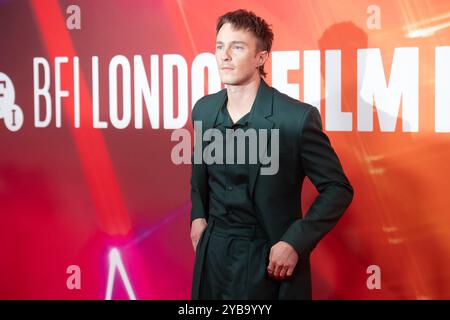 London, Großbritannien. Oktober 2024. Im Bild: Drew Starkey nimmt an der Special Presentation für „Queer“ beim 68. BFI London Film Festival in der Royal Festival Hall in Southbank Teil. Quelle: Justin Ng/Alamy Live News Stockfoto