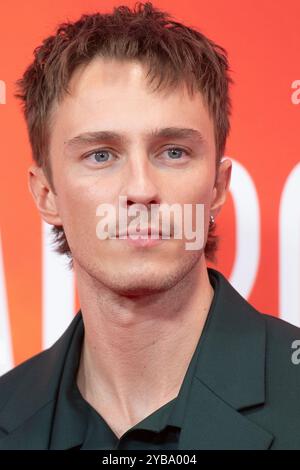 London, Großbritannien. Oktober 2024. Im Bild: Drew Starkey nimmt an der Special Presentation für „Queer“ beim 68. BFI London Film Festival in der Royal Festival Hall in Southbank Teil. Quelle: Justin Ng/Alamy Live News Stockfoto