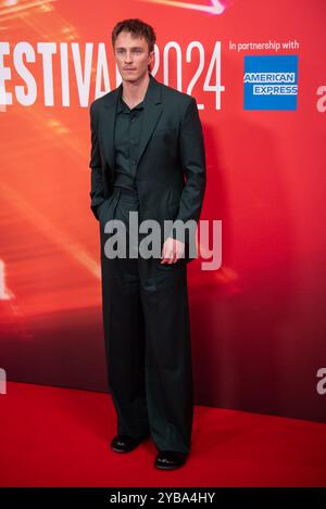 London, Großbritannien. Oktober 2024. Drew Starkey nimmt an der „Queer“-Sonderpräsentation während des 68. BFI London Film Festivals in der Royal Festival Hall Teil. (Foto: Loredana Sangiuliano/SOPA Images/SIPA USA) Credit: SIPA USA/Alamy Live News Stockfoto