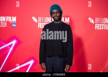 London, Großbritannien. Oktober 2024. Dev Hynes besuchte die Listeners Premiere während des 68. BFI London Film Festival in der Royal Festival Hall in London, England am 17. Oktober 2024. Foto: Aurore Marechal/ABACAPRESS. COM Credit: Abaca Press/Alamy Live News Stockfoto