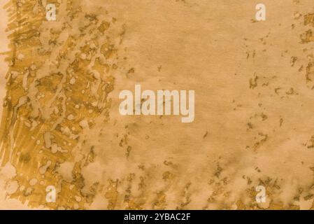 Brauner Hintergrund auf Papierstruktur Stockfoto