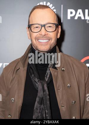 New York, USA. Oktober 2024. Donnie Wahlberg nahm am 17. Oktober 2024 am PaleFest NY: Blue Bloods im Paley Center for Media in New York Teil. (Foto: Lev Radin/SIPA USA) Credit: SIPA USA/Alamy Live News Stockfoto