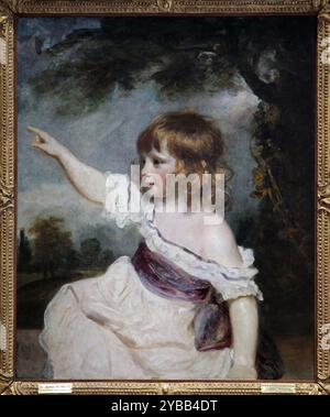 Francis George Hare as a Child (Junge) bekannt als Master Hare. Von Sir Joshua Reynolds (1723–1792) englischer Maler Stockfoto