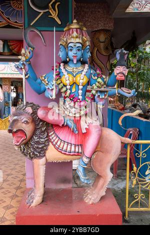 Hindu-Tempel, Mandir de Medines, Flic en FLAC, Indischer Ozean, Insel, Mauritius, Afrika mcpins *** Hindutempel, Mandir de Medines, Flic en FLAC, Ind Stockfoto