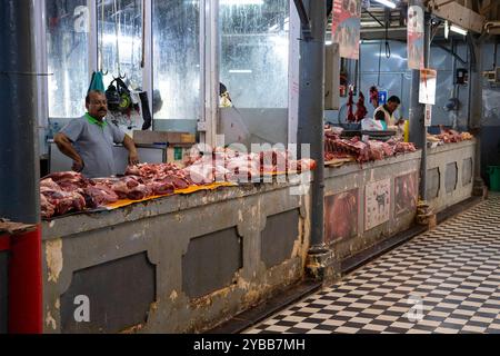 Markt, Halle für Fleisch, Port Louis, Indischer Ozean, Insel, Mauritius, Afrika mcpins *** Markt, Fleischhalle, Port Louis, Indischer Ozean, Insel, Maurit Stockfoto