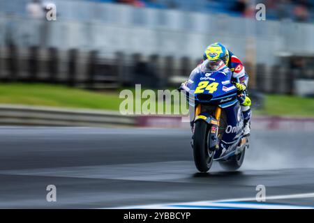 Phillip Island, Victoria, Australien. Oktober 2024. Am Freitagtag beim Qatar Airways Australian Motorcycle Grand Prix 2024. (Kreditbild: © James Forrester/ZUMA Press Wire) NUR REDAKTIONELLE VERWENDUNG! Nicht für kommerzielle ZWECKE! Stockfoto