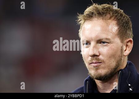 MÜNCHEN - Deutschland-Trainer Julian Nagelsmann vor dem Spiel der UEFA Nations League zwischen Deutschland und den Niederlanden am 14. Oktober 2024 in der Allianz Arena in München. ANP | HOLLAND HEIGHT | MAURICE VAN STEEN Stockfoto