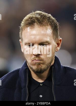 MÜNCHEN - Deutschland-Trainer Julian Nagelsmann vor dem Spiel der UEFA Nations League zwischen Deutschland und den Niederlanden am 14. Oktober 2024 in der Allianz Arena in München. ANP | HOLLAND HEIGHT | MAURICE VAN STEEN Stockfoto