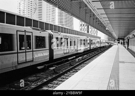 Bahnhof Wien International Centre, Wien Stockfoto