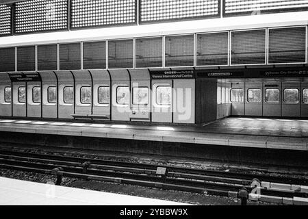 Bahnhof Wien International Centre, Wien Stockfoto