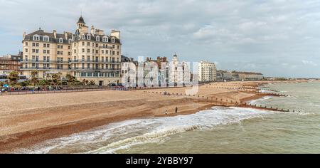 Beach of the Seaside Resort Eastbourne in East Sussex, England Stockfoto