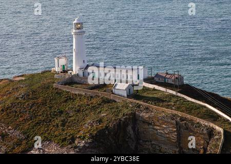 South Stack Lighthouse, South Stack Cliffs Nature Reserve, Anglesey Stockfoto