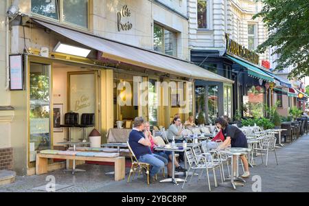 cafÃ Berio, Maaßenstraße, Schöneberg, Tempelhof-Schöneberg, Berlin, Deutschland *** CafÃ Berio, Maaßenstraße, Schöneberg, Tempelhof Schöneberg, Berlin, Deutschland Stockfoto