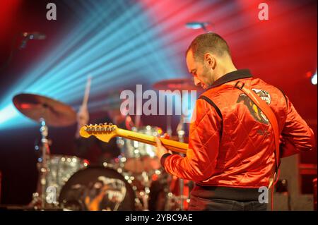 Albert Hammond Jr lebt in der Anglikanischen Kathedrale in Liverpool Stockfoto