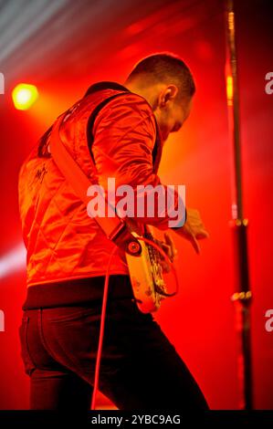 Albert Hammond Jr lebt in der Anglikanischen Kathedrale in Liverpool Stockfoto