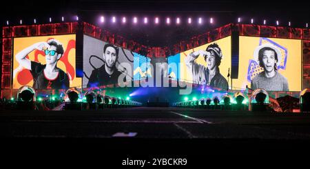 One Direction Konzert im Millenium Stadium in Cardiff, England, 5. Juni 2015 Stockfoto