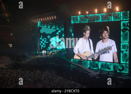 One Direction Konzert im Millenium Stadium in Cardiff, England, 5. Juni 2015 Stockfoto