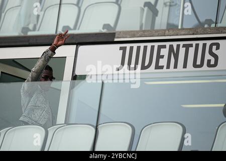 Torino, Italien. Oktober 2024. Paul Pogba während des Fußballspiels der Serie A zwischen Juventus und Cagliari im Allianz-Stadion in Turin, Nordwesten Italiens - Sonntag, den 06. Oktober 2024. Sport - Fußball . (Foto: Marco Alpozzi/Lapresse) Credit: LaPresse/Alamy Live News Stockfoto