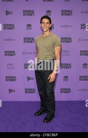 18. Oktober 2024: JULIAN MAROUN nimmt am 18. Oktober 2024 an der australischen Premiere von „Nightbitch“ im SXSW Sydney am ICC in Sydney, NSW Australien Teil (Foto: © Christopher Khoury/Australian Press Agency via ZUMA Press Wire). Nicht für kommerzielle ZWECKE! Stockfoto