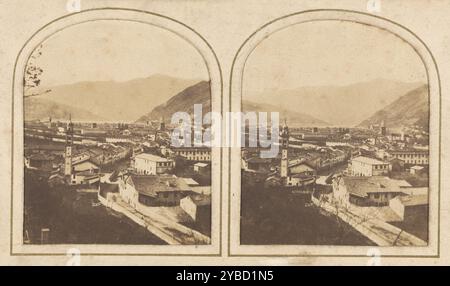 Como, ca. 1860. Stockfoto