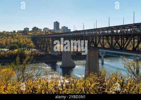 High Level Bridge in Edmonton, Alberta Stockfoto