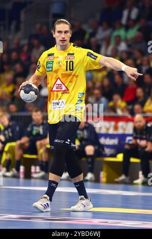 JURI Knorr (Rhein-Neckar Loewen) Rhein-Neckar Loewen vs HSV Hamburg, Handball, 1. Bundesliga, 07.10.2024 Foto: Rene Weiss/Eibner Stockfoto