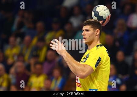 Sebastian Heymann (Rhein-Neckar Loewen) Rhein-Neckar Loewen vs HSV Hamburg, Handball, 1. Bundesliga, 07.10.2024 Foto: Rene Weiss/Eibner Stockfoto