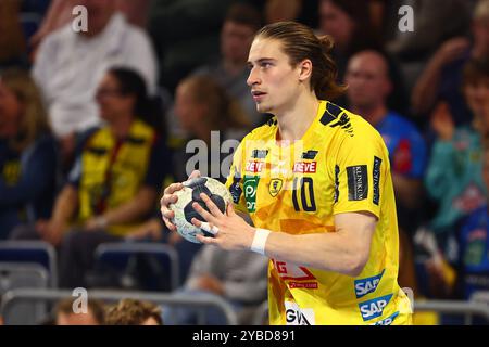 JURI Knorr (Rhein-Neckar Loewen) Rhein-Neckar Loewen vs HSV Hamburg, Handball, 1. Bundesliga, 07.10.2024 Foto: Rene Weiss/Eibner Stockfoto