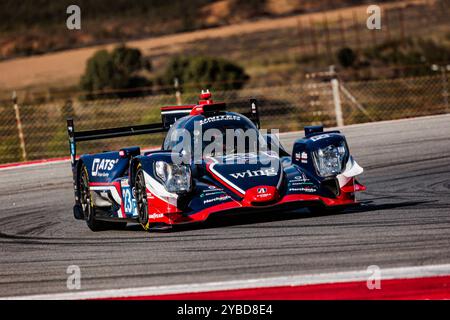 23 GARG Bijou (usa), SCHERER Fabio (SWI), DI RESTA Paul (gbr), United Autosports, Oreca 07 - Gibson, Aktion während der 4 Stunden von Portimao 2024, 6. Runde der European Le Mans Series 2024 auf dem Algarve International Circuit vom 16. Bis 19. Oktober 2024 in Portimao, Portugal Stockfoto