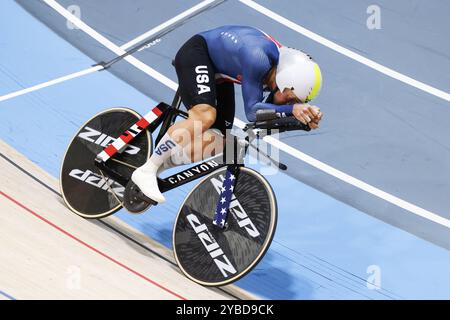 Tissot Track Cycling World Championship - Ballerup, Copenaghen, den- 16-10-2024 während der Tissot Track World Championships 2024, Track Cycling Rennen in Kopenhagen, Dänemark, 18. Oktober 2024 Stockfoto