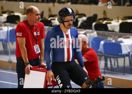 Tissot Track Cycling World Championship - Ballerup, Copenaghen, den- 16-10-2024 während der Tissot Track World Championships 2024, Track Cycling Rennen in Kopenhagen, Dänemark, 18. Oktober 2024 Stockfoto