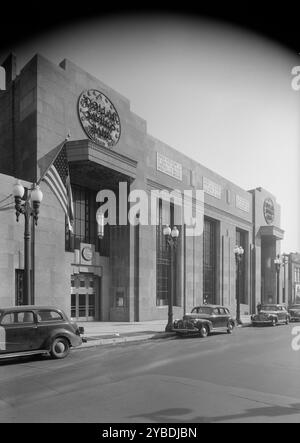 Dollar Savings Bank, Grand Concourse, New York, 1946. Stockfoto