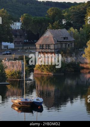 Die alte Mühle in Vernon, Eure, Normandie, Frankreich Stockfoto