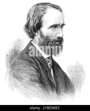 Der verstorbene Alexander Munro, Bildhauer, 1871. Wir müssen den Tod von Herrn Alexander Munro, dem Bildhauer, verkünden. Lange Zeit war dieser bewundernswerte Künstler und liebenswürdigste Mann in schlechter Gesundheit. Er starb am 1. Januar in Cannes. Aus Illustrated London News, 1871. Stockfoto