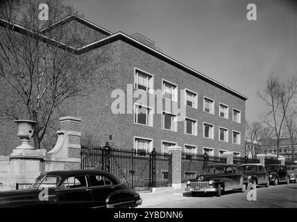 Lamont Library, Harvard University, Cambridge, Massachusetts, 1949. Stockfoto