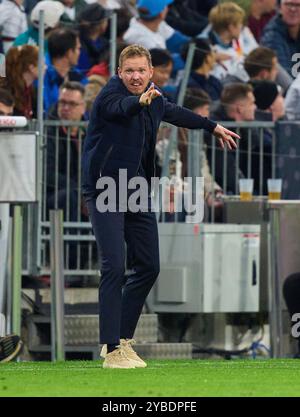 DFB-Trainer Julian Nagelsmann, Bundestrainer, Nationaltrainer, beim Spiel der UEFA Nations League 2024 DEUTSCHLAND - NIEDERLANDE 1-0 in der Saison 2024/2025 am 14. Oktober 2024 in München. Fotograf: ddp-Bilder/Sternbilder Stockfoto