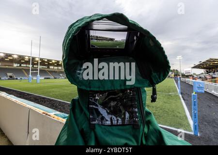 Newcastle, Gbr. Oktober 2024. Eine allgemeine Ansicht im Kingston Park vor dem Gallagher Premiership Spiel zwischen Newcastle Falcons und Exeter Chiefs am Freitag, den 18. Oktober 2024. (Foto: Chris Lishman | MI News) Credit: MI News & Sport /Alamy Live News Stockfoto