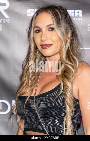 Los Angeles, USA. Oktober 2024. Der Musiker Becca Brazil besucht Industry Connexion feiert 1 Jahr Jubiläum in der 3rd Base, Los Angeles, CA, 17. Oktober 2024 Credit: Eugene Powers/Alamy Live News Stockfoto