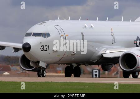 169331 Boeing P-8 Poseidon, US Navy, bei der RAF Mildenhall. Stockfoto