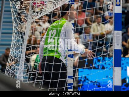 Gummersbach, Deutschland. Oktober 2024. Silvio Heinevetter (ThSV Eisenach, #12) VfL Gummersbach - ThSV Eisenach, 18.10.2024, Handball Daikin HBL Handball Bundesliga, 7. Spieltag Credit: dpa/Alamy Live News Stockfoto