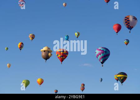 Das 52. Jährliche Albuquerque Balloon Fiesta Stockfoto