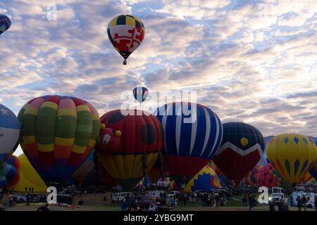 Das 52. Jährliche Albuquerque Balloon Fiesta Stockfoto