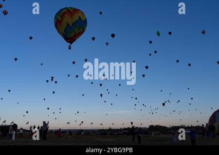 Das 52. Jährliche Albuquerque Balloon Fiesta Stockfoto